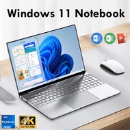 แล็ปท็อปคอมพิวเตอร์ Intel Celeron J4025 12GB RAM 512GB SSD Notebook 1920X1080 Windows 11 ปลดล็อคคอมพ