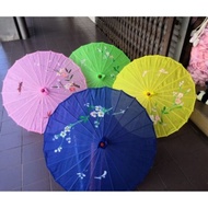 🔥 READY STOCK 🔥 Payung Cina Payung Nyonya Payung Perkahwinan Bunga Burung Tradisional Persembahan