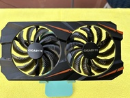 พัดลมการ์ดจอ+เฟรมพัดลม สำหรับ Gigabyte รุ่น Gigabyte RX 570 580  มือ 2 /Fan Replace For VGA GIGABYTE