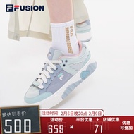 FILA斐乐FUSION潮牌女鞋板鞋季新款潮流休闲鞋厚底鞋STACK 灰海洋/采石蓝-PQ 38