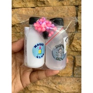 slime kit tofu clear jelly slimekit 50ml | paket hampers ulang tahun anak | paket mainan | hampers u