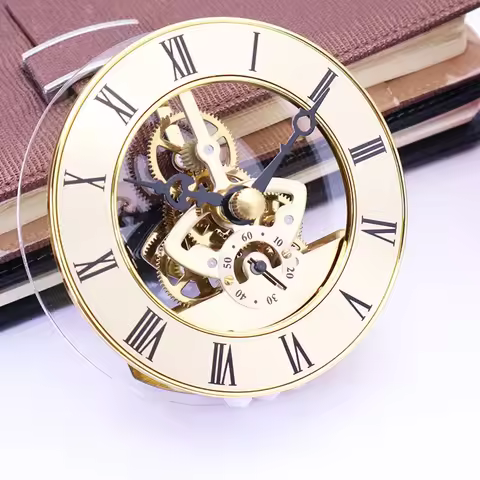 Replacement Clock Insert Plastic Power Source Skeleton Clock Insert 86mm Clock Movement DIY Parts Di