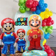 3D Stand Super Mario Foil Balloon Super Mario Balloon Theme Party Birthday Decoration Baby Shower Kids Toys