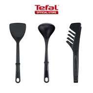 Tefal Comfort Nylon Wok Spatula K12909 + Tefal Comfort Ladle K12902 + Tefal Bievenue Tongs 27453