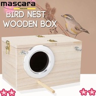 Bird Breeding Box Budgie Wooden Security Nesting House