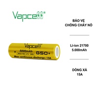 Pin sạc VAPCELL 21700 G50 dung lượng 5000mAh