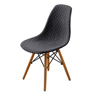 Eames Chair Cover Jacquard Diamond Pattern Shell Chair Slipcover Furniture Protector Set