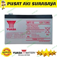 PTR ACCU YUASA AKI YUASA AKI MOBIL MAINAN 12 VOLT 7 AMPERE