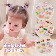 Cartoon Flower Animal Thumb Hair Tie High Elastic Hair Rope Cute Children's Hair Accessories