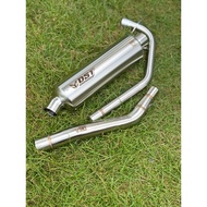 DST BVknalpot Full set bending 150cc inlet 50mm racing exhaust CoolBAS full set lis