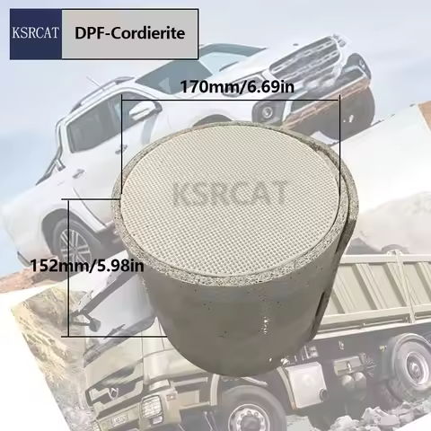Diesel Particulate Filter for Cars Universal DPF Ceramic Catalytic Converter 170*152mm 200cpsi