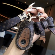 Suitable for Mercedes-Benz Benz Key Cover c260l Car c200 Ladies GLC Bag EQE350 High-End Feeling 24 S