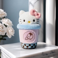 Hello Kitty x Heytea Collaboration New Kawaii Plush Doll Designed as Milk Tea Cup Limited Edition Cu
