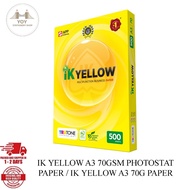 IK YELLOW A3 70GSM PHOTOSTAT PAPER / IK YELLOW A3 70G PAPER