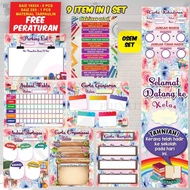 SET KECERIAAN KELAS PAK 21 / STUDENT TABLE MAT