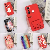 For Infinix Hot 20i Hot 20S X665E X6827 X6 65E X68 27 Case Capa High Quality Shockproof Rainbow Prot