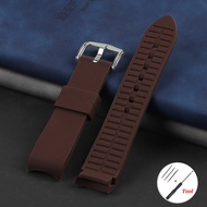 Dây đeo đồng hồ hồ quang khuỷu tay thông dụng dây đồng hồ Silicon cho CASIO Seiko Vòng đeo tay cao s