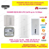 NEW HUAWEI B818-263 B528-23a Modified 4G ROUTER 3 PRIME LTE Cat19 up to 1.6Gbps MODEM WIFI OPTUS b310 b618 b525-65a b525