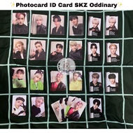 [READY HYUNJIN ALL ETC OFFICIAL] PC PHOTOCARD ID CARD SKZ STRAY KIDS STRAYKIDS ALBUM ODDINARY HYUNJI