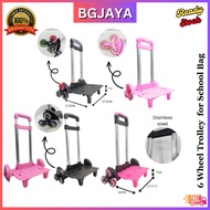 High Quality 6 Wheel Trolley For School Bag Staircase Bag Trolley Backpack (BGJAYA)