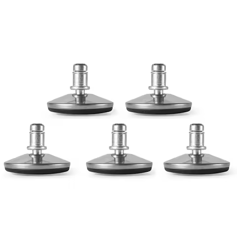 5Pcs replace Swivel Caster Wheels to Fixed Stationary (11mm) stem fit most office chair, Anti-Slip F