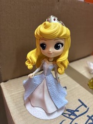Q posket Disney 睡公主 Aurora 藍色ver 有底座 無盒