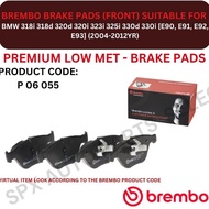 BREMBO GENUINE DISC BRAKE PAD (FRONT) FOR BMW 318i 318d 320d 320i 323i 325i 330d 330i [E90, E91, E92