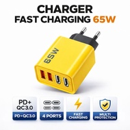 Batok Charger 20W USB Type C Adapter 4IN1 Charger 65W Multi Port Charger Fast Charger Charger Charge
