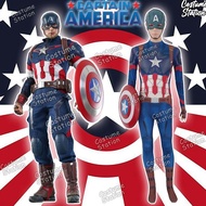Captain America Costume / Marvel Superhero Costume for adult men