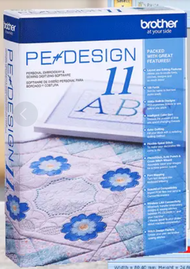 โปรแกรมปักจักร Brother PE-Design 11.30 Full ตัวเต็ม ถาวร ฟรี Font ไทย/EN แท้ 260 ฟ้อน พร้อม vdo แนะน