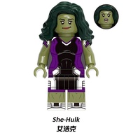 Compatible Lego Building Blocks Marvel Superhero Hulk Hulk Third Party Assembled Minifigure Small Toy Model
