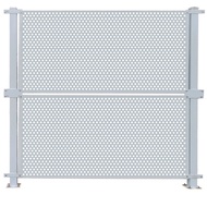 Temporary Construction Site Hoarding Fence Windscreen Road Barrier Safety Protection Perforated Pane