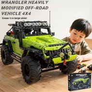 1:8 RC Off-Road Truck Building Blocks Set – 4x4/6x6 , Remote Control Car Toy for Kids & Adults, Gift
