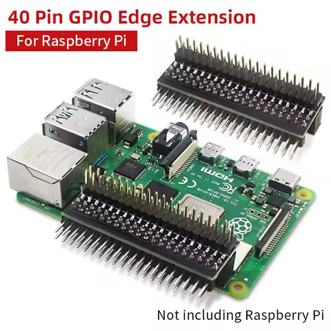 Raspberry Pi 40 Pin GPIO Extension Header Double Row Right Angle GPIO Edge Extension Connector for P