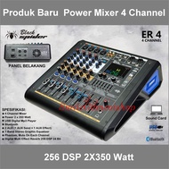 power mixer black spider ER4 ER6 ER8 mixer power 4ch 6ch & 8ch produk terbaru
