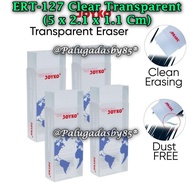 (1 Piece) JOYKO ERT-127 Clear Transparent Eraser Joyko ERT-127 Transparent Eraser (1 Piece)