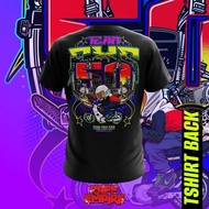 TEAM EX5 5.0| T-shirt Kapas 240g | 100% Kapas Asli | Sama untuk Lelaki dan Perempuan | Cetakan Kuali