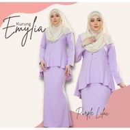 KURUNG MODEN EMYLIA PURPLE LILAC | BAJU KURUNG VIRAL | KURUNG MODEN CANTIK MENARIK