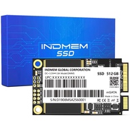 INDMEM DMMS mSATA SSD 512GB Internal Mini SATA III SSD 500GB Micro-SATA TLC 3D NAND Flash 512G