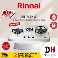 【Ready Stock】RINNAI RB-713N-S/BURNER GAS HOB / COOKING GAS HOB / BURNER