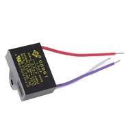 kiss*Black CBB61 1.5uF+2.5uF 3 Wires AC 250V 50/60Hz Capacitor For Ceiling Fan