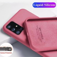 Samsung Galaxy Wide 4 A30s A50s A70s A70 Fashion Ultra Thin Soft Silky Cover Liquid Silicone Phone C