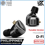 KZ D-Fi / DFi Adjustable Tuning All-Metal Dynamic Driver IEM In-Ear Monitor Earphones with Mic