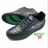 Breaker Futsal BK-30 | Black PU Leather Shoe Training Shoe School Shoe Formal Shoe