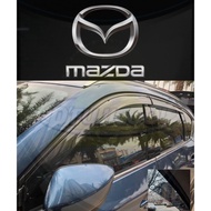 Mazda 3 6 CX3 CX5 CX30 CX50 CX7 CX8 CX9 Decorative All Black Window Visor