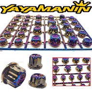 ✽▧YAMAHA YTX 125 150Motorcycle Thai Bolt Cap mix gold violet vCrew Nut Universal 30pcs accessories C