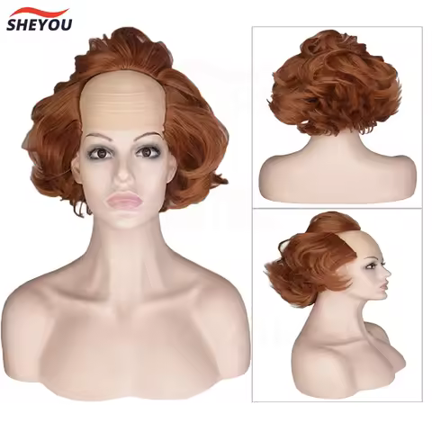 The Clown Cosplay Wig Movie Stephen King's It Pennywise Clown Joker Heat Resistant Synthetic Hair Co