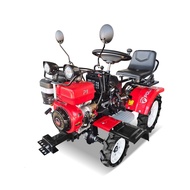 POLO เครื่องพรวนดินนั่งขับ 14.0 แรงม้า (420 ซีซี) รุ่น P1 สตาร์ทไฟฟ้า ความกว้างการพรวน 1100 มม. ขับเ