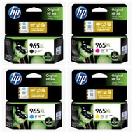 1 SET OF CARTRIDGE INK hp 965XL ORIGINAL CONTENTS 4 COLOR PRINTER 9010 9020
