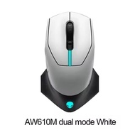 Alienware -AW610m เซ็นเซอร์ Dpi ออปติคอล16000เมาส์สำหรับเล่นเกมส์แบบมีสาย/ไร้สาย7ปุ่ม3โซน Alienfax แ